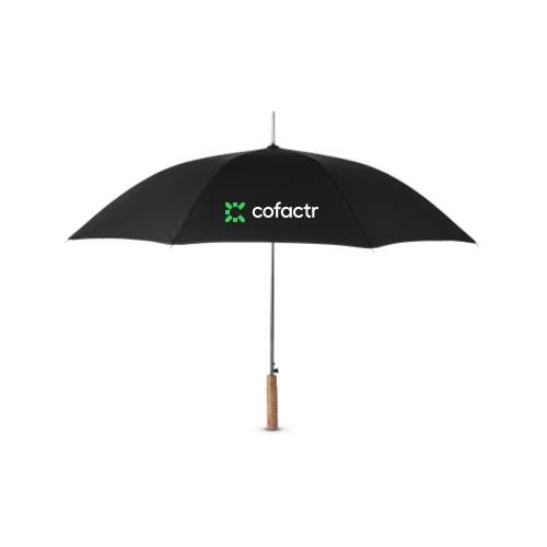 Cofactr - Wood Handle Stick Umbrella
