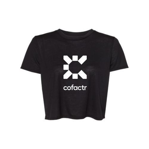 Cofactr - Ladies' Flowy Cropped T-Shirt