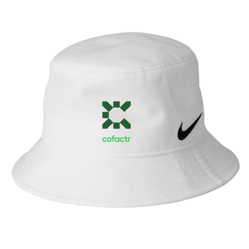 Cofactr - Nike Swoosh Bucket Hat - White