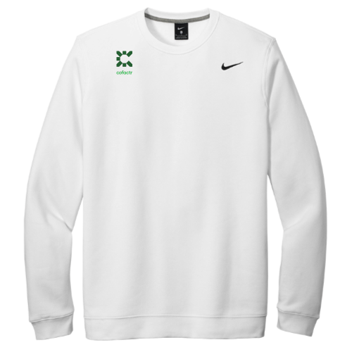 Cofactr - Nike Club Fleece Crew - White