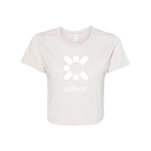 Cofactr - Ladies' Flowy Cropped T-Shirt